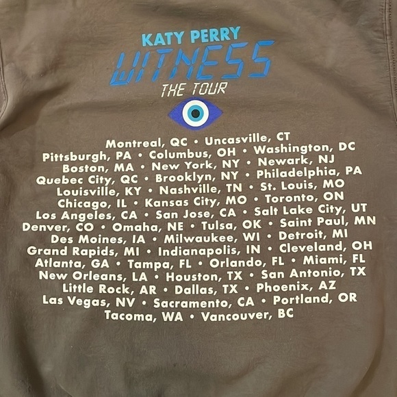 Katy Perry Witness The Tour Hoodie, size Small - Picture 9 of 9